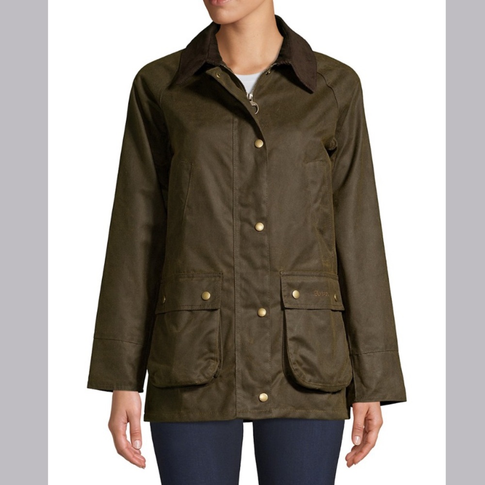 Women’s Barbour Waxed Jacket - Olive